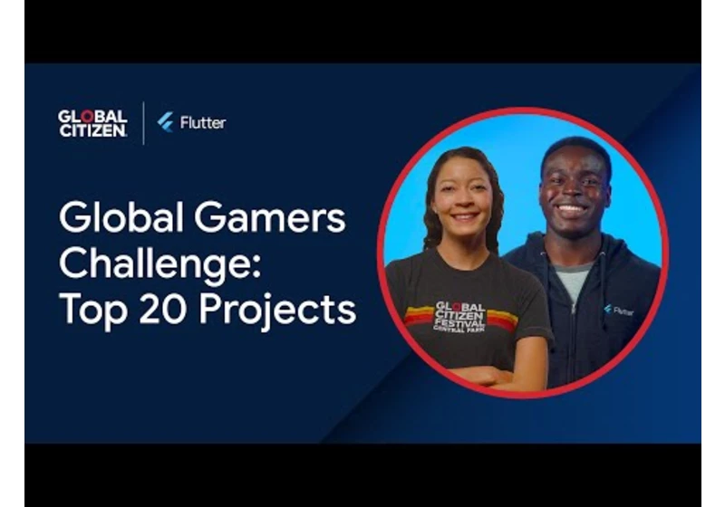 Top 20 finalists from the #GlobalGamers Challenge