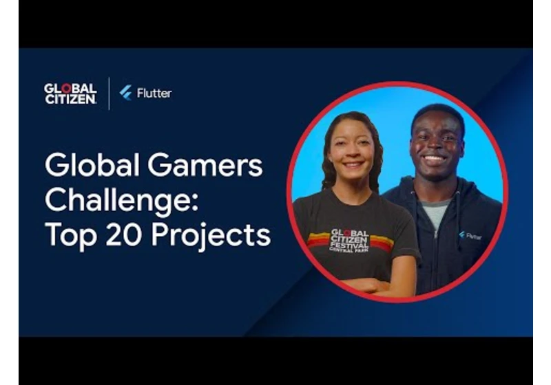 Top 20 finalists from the #GlobalGamers Challenge