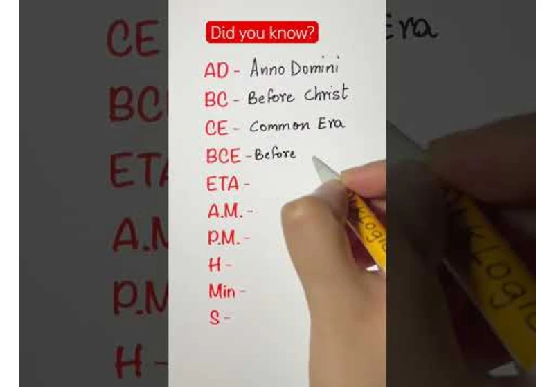 Did you know?