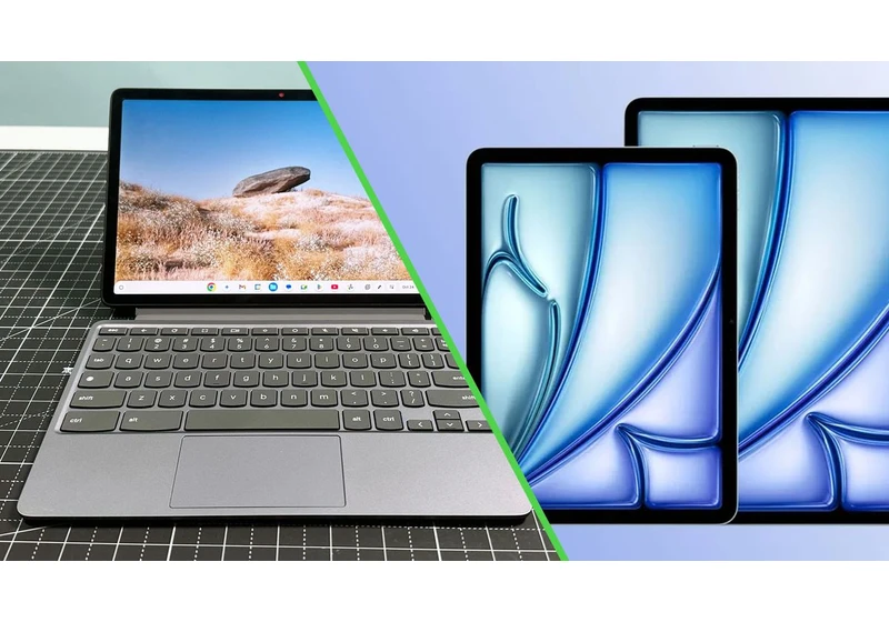  Lenovo Chromebook Duet 11 Gen 9 vs Apple iPad Air 13 (M2): Which tablet is a better laptop replacement? 