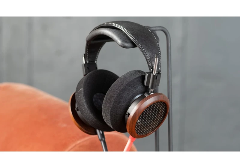  Grado's elite new open-back headphones feature huge 52mm drivers, and a beautiful walnut wood finish 