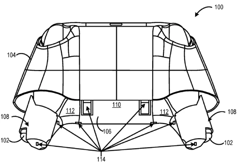 Xbox's new 'Sebile' controller breaks cover in this new patent, and we now know what that the weird grippy "trousers" are for 