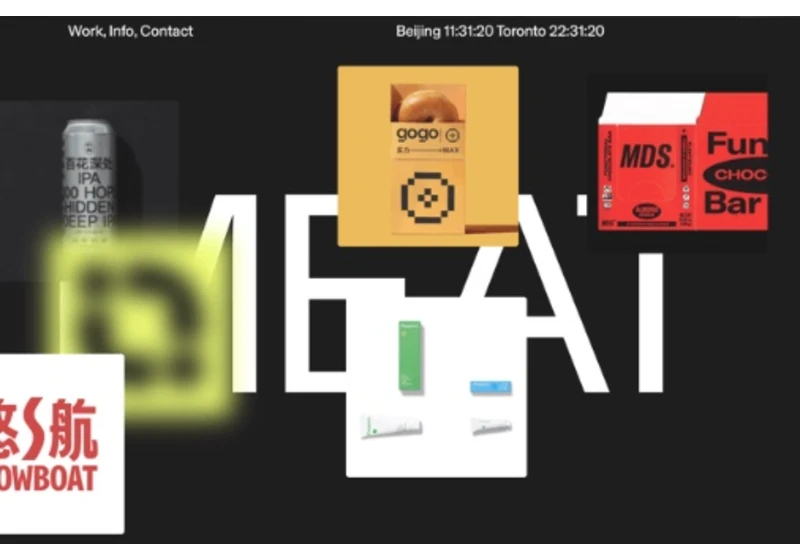 Web design inspiration catalog
