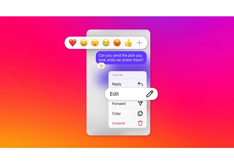 Instagram finally lets you edit DMs