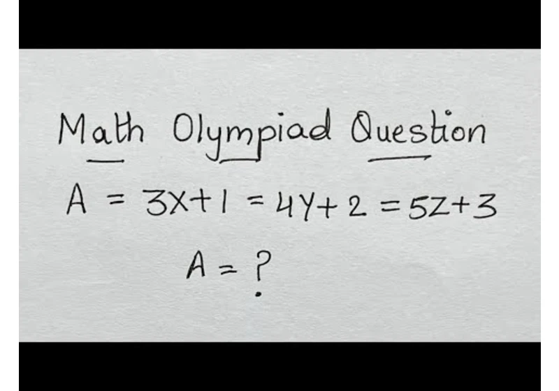 USA Math Olympiad Question