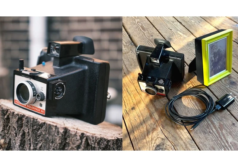  Raspberry Pi Camera Instantly Develops Pictures into Digital Frame 