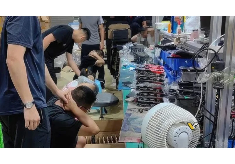 Fake 'New' GPU Operation in China Leads to 22 Arrests