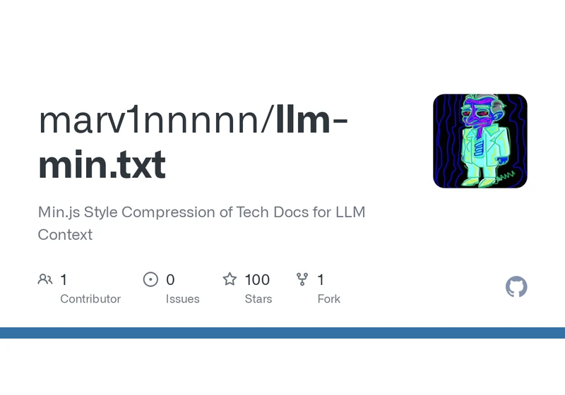Show HN: Min.js style compression of tech docs for LLM context