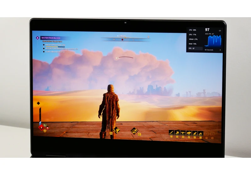 I played 'Dune: Awakening' on an RTX 5090 gaming laptop — I got up to 257 fps, but there was one big problem