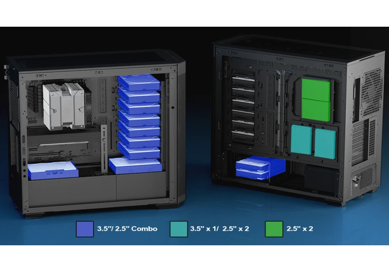  A workstation PC with 540TB storage is within reach — this tower case can hold up to 15 x 36TB Seagate HDDs 
