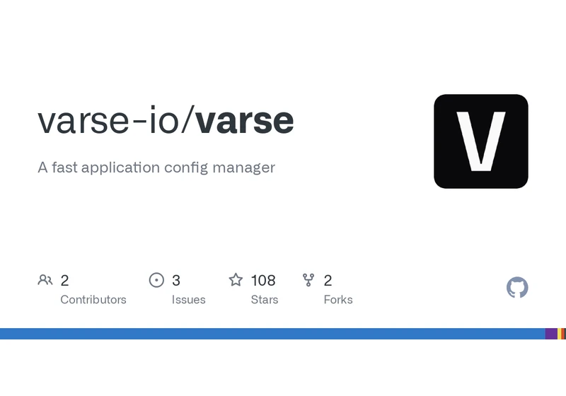 Show HN: Varse – Simple remote application config