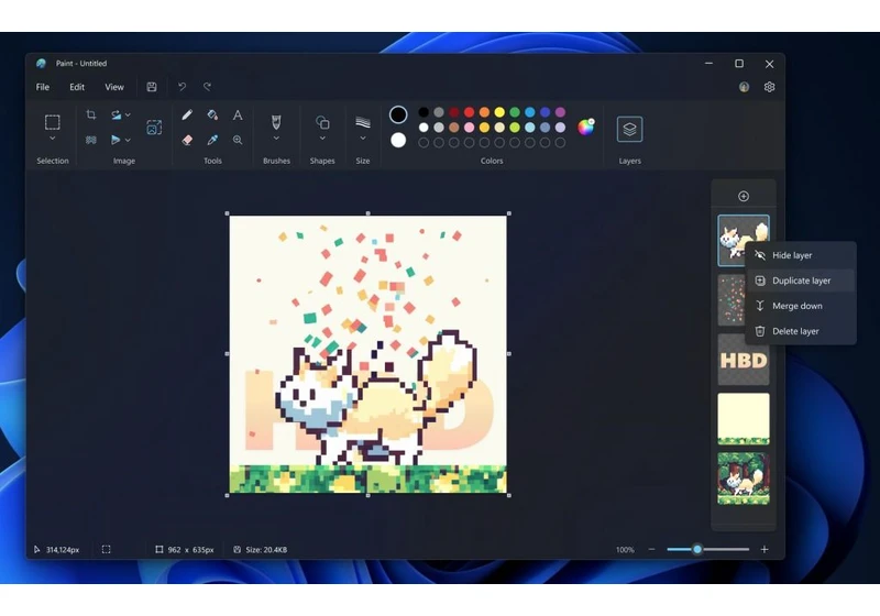 Watch out Adobe, Microsoft Paint is about to add some of Photoshop's best features
