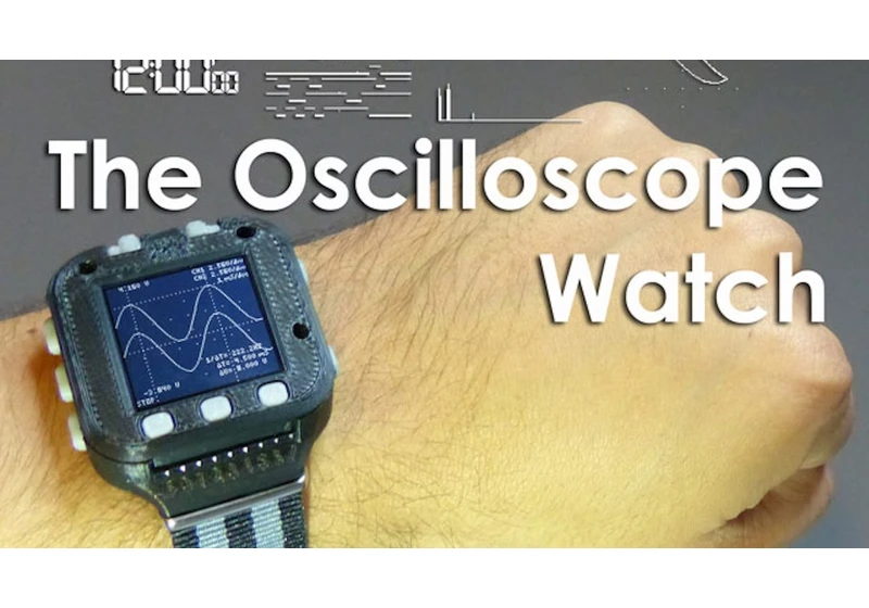 Oscilloscope Watch Ships After 10 Years on Kickstarter