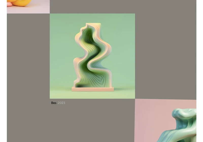 Connected Grid Layout Animation