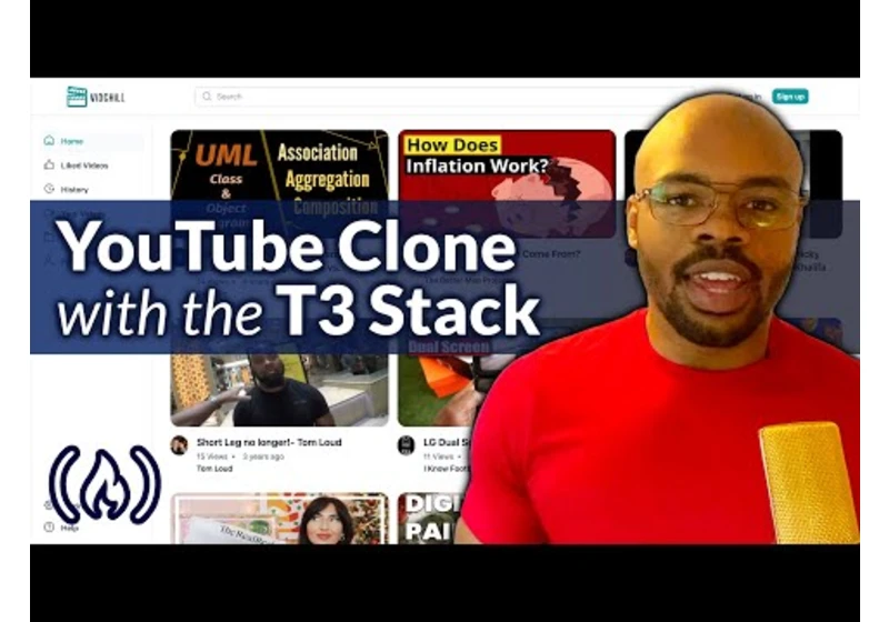 YouTube Clone – T3 Stack Tutorial (Next.js, TypeScript, Tailwind CSS)