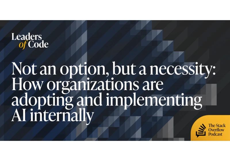 Not an option, but a necessity: How organizations are adopting and implementing AI internally