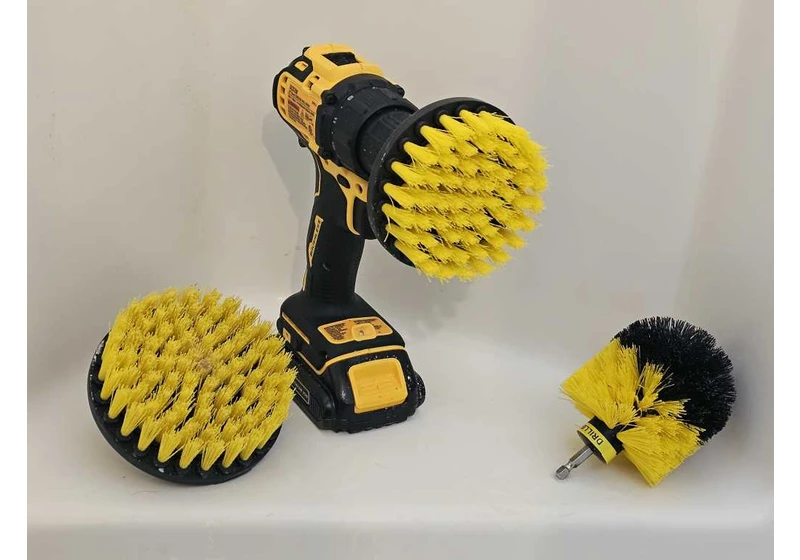 This $19 drill accessory actually makes scrubbing the shower fun