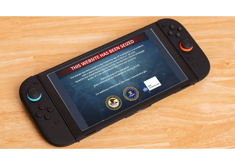 Nintendo Switch pirates sunk by the FBI as they seize the site for hosting pirated games — American and Dutch authorities take down NSW2U.com