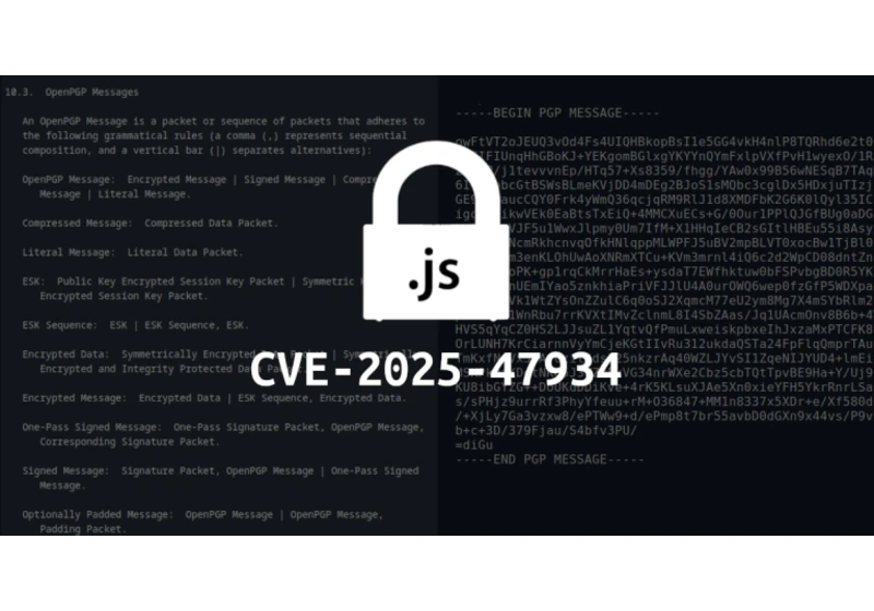 Spoofing OpenPGP.js signature verification