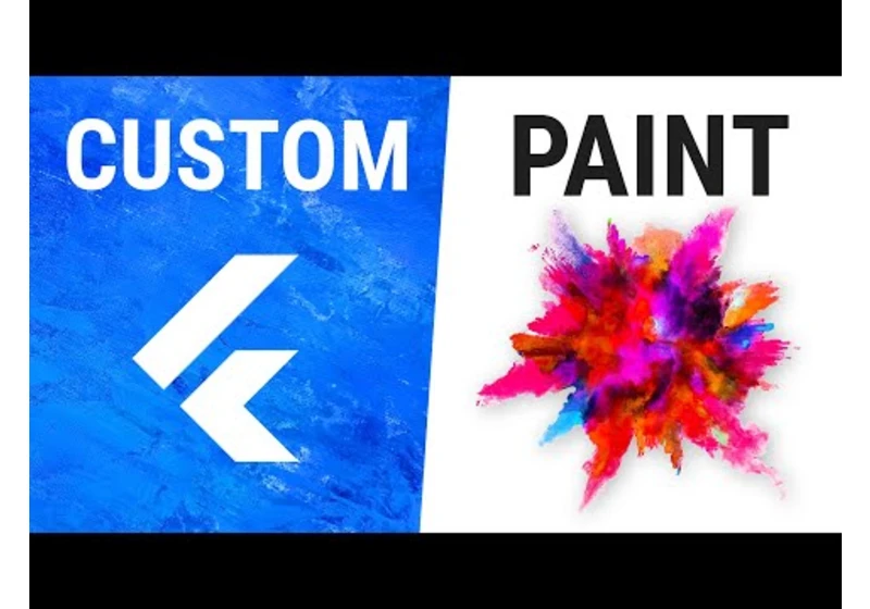 Flutter CustomPaint Widget