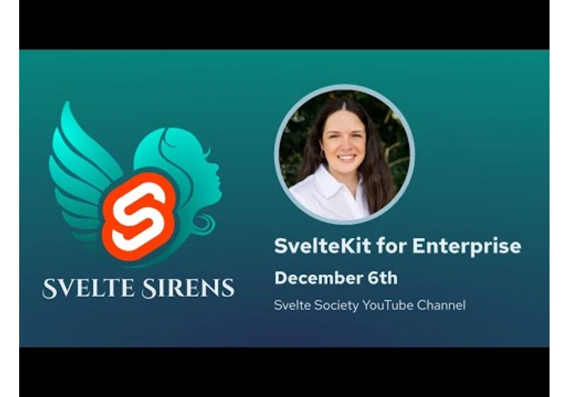Sirens: SvelteKit for Enterprise