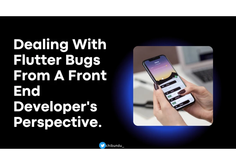 Dealing With Flutter Bugs From A Front End Developer's Perspective.