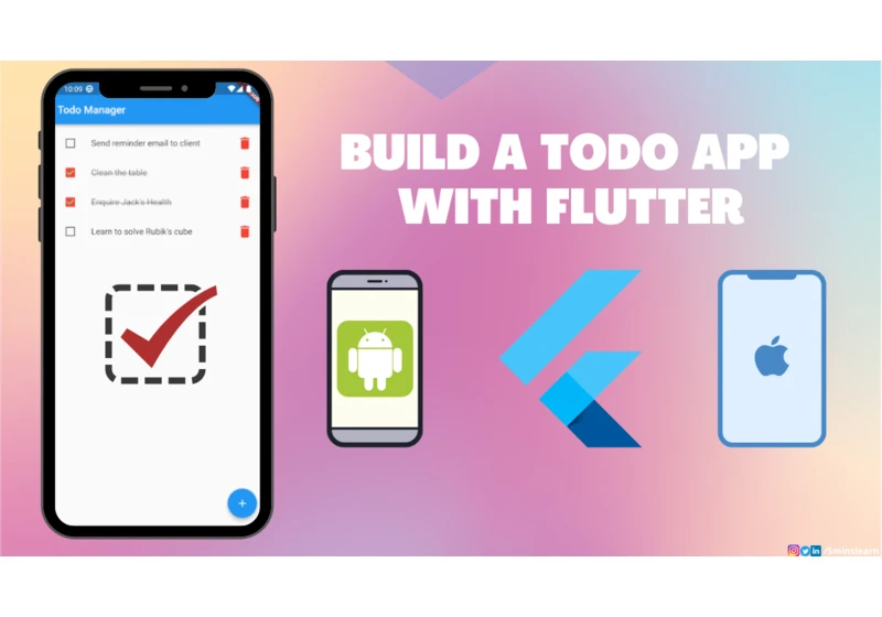 Learn state management in Flutter by building a simple todo app