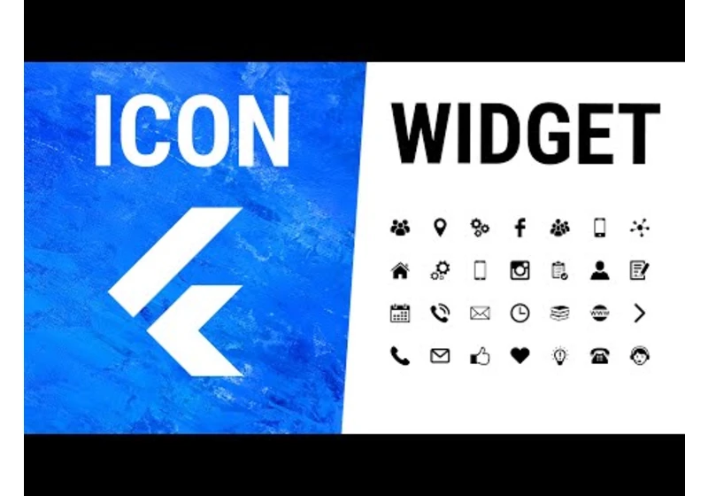 Flutter Icon Widget