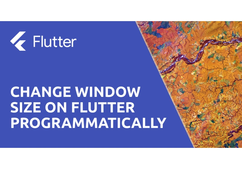 Change window size on Flutter programmatically