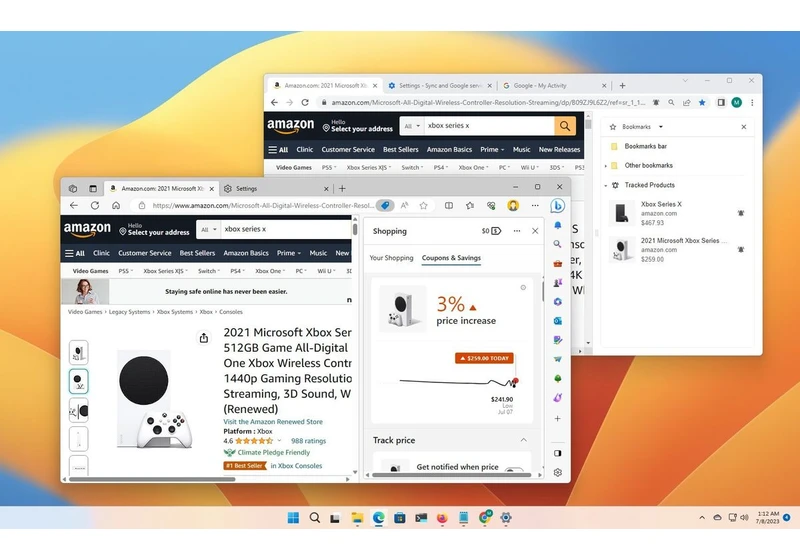 How to use built-in price trackers on Edge and Chrome this Amazon Prime Day 2023
