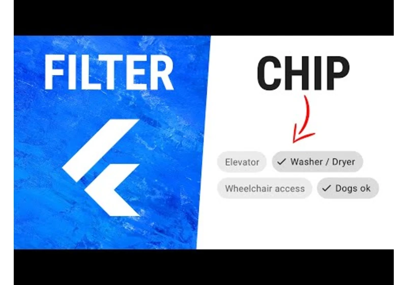 Flutter FilterChip Widget