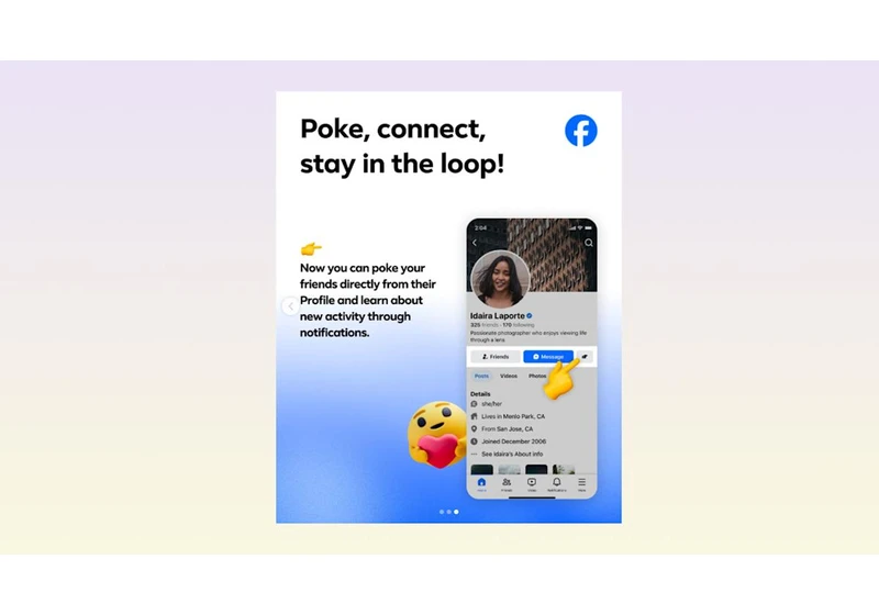 21 years later, Meta still hasn't given up on the Facebook 'poke'
