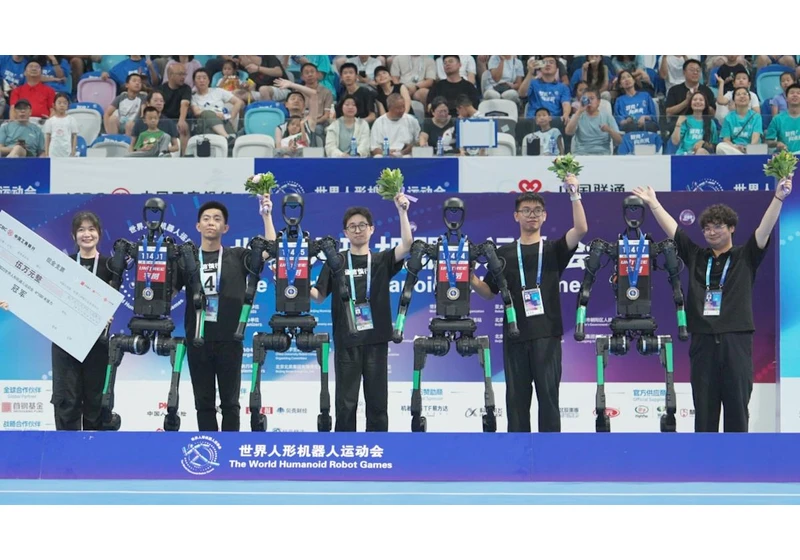 China's inaugural 'Robot Olmypics' delivers impressive feats and disastrous falls
