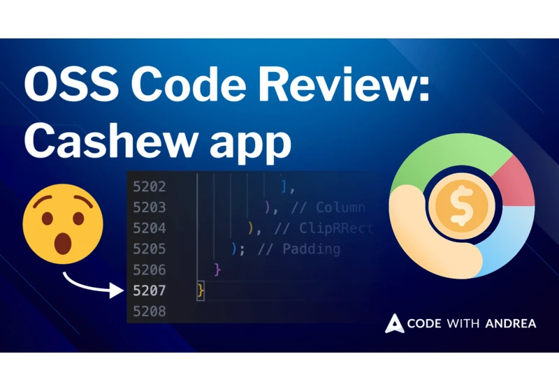 Code Review of Cashew App: Lessons from a Flutter App with 100k+ Downloads