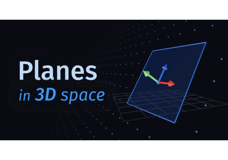Planes in 3D Space