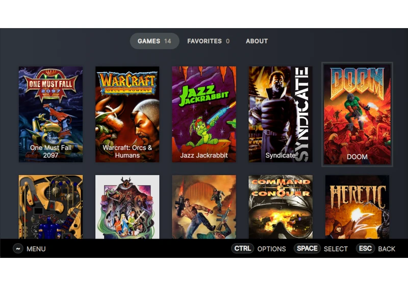 DOS_deck allows you to play classic DOS games in your browser on PC or Steam Deck with full controller support; here's how it works