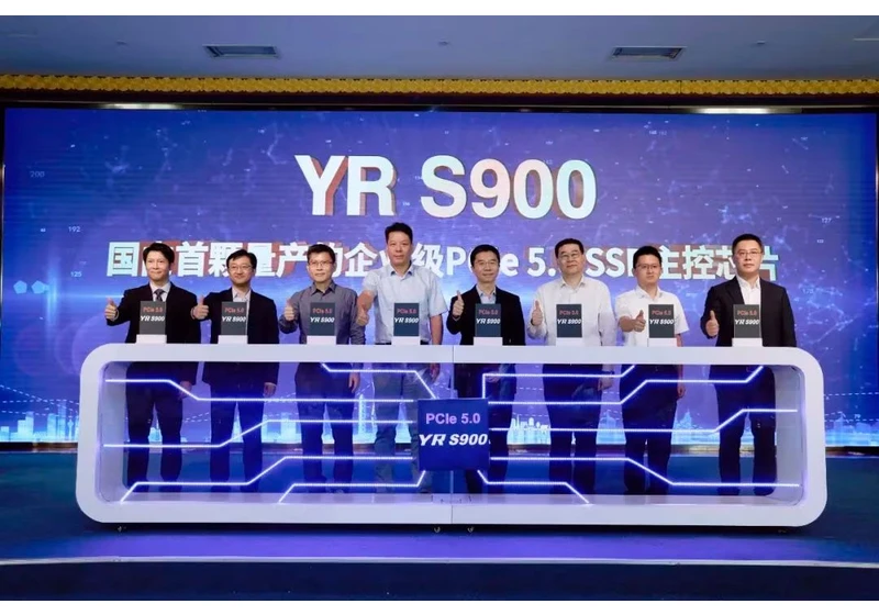 China's First Domestic PCIe 5.0 Enterprise SSD Controller Enters Mass Production