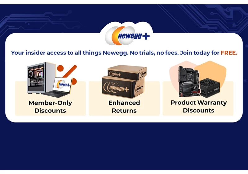  Newegg offers free membership program to boost signups — includes free shipping and special deals 