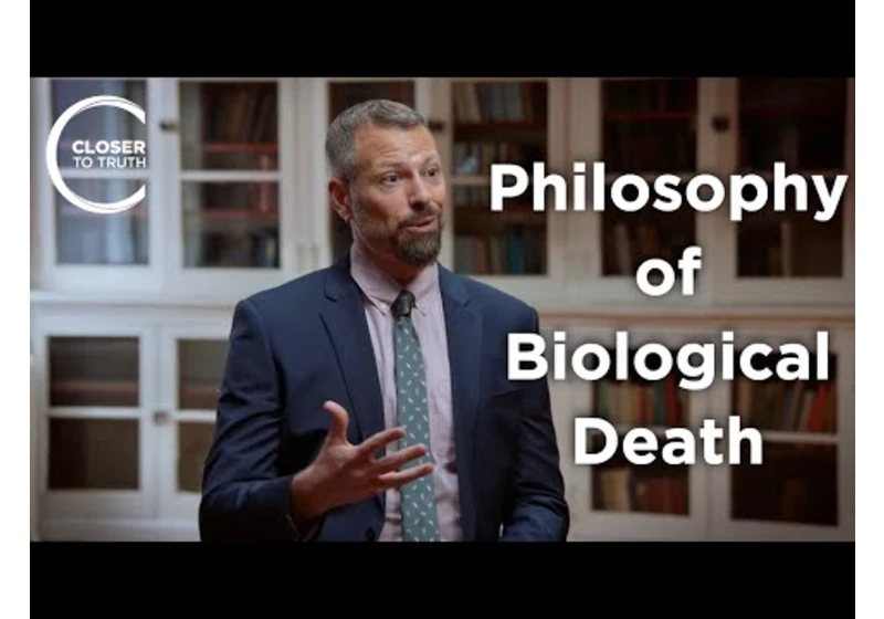 Nathan Lents - Philosophy of Biological Death