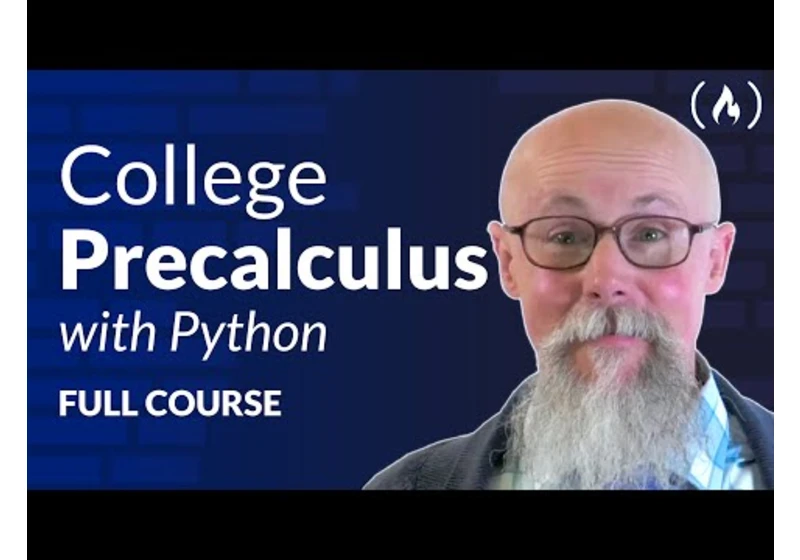 College Precalculus – Full Course with Python Code