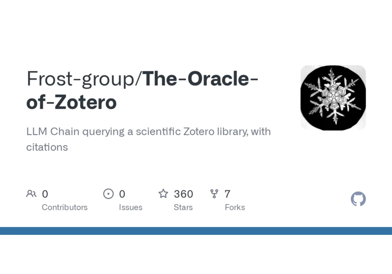 Oracle of Zotero: LLM QA of Your Research Library