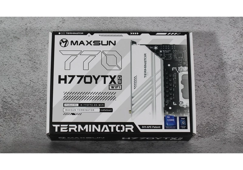  Maxsun Terminator H770 YTX D5 Wi-Fi review: A dream for cable management 