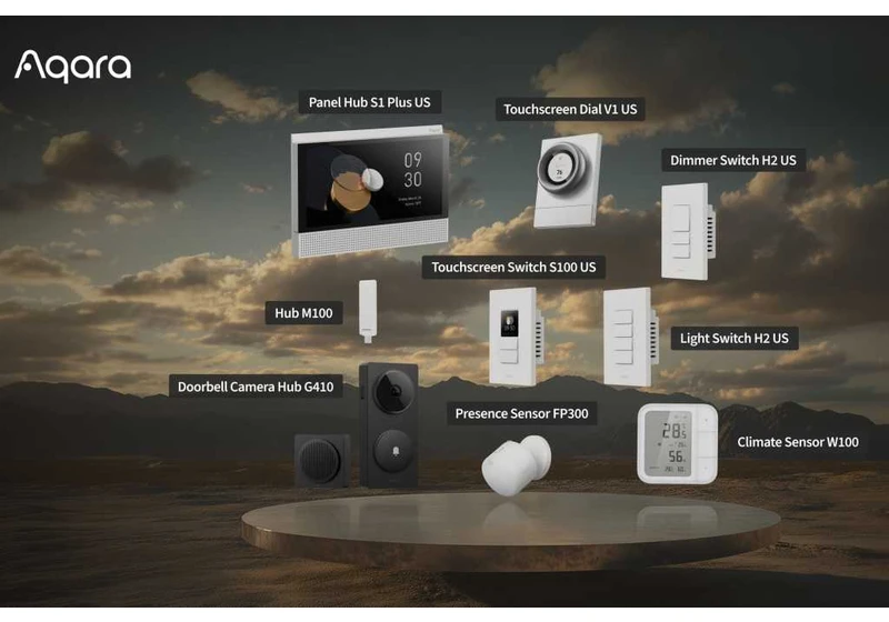 Aqara’s latest smart home lineup includes an in-wall control panel