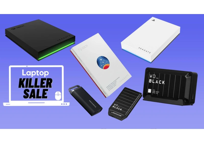 Amazon is having a huge sale on external game drives — save up to 52% on Samsung, Seagate, and WD HDD and SSD storage