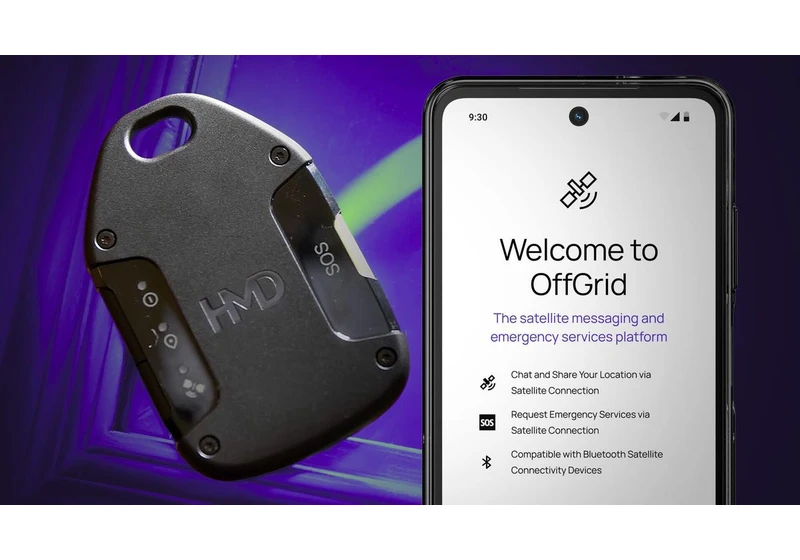 HMD OffGrid Device Gives Your Phone Access to Satellite Grids video