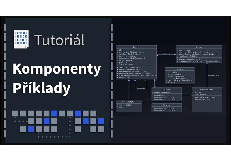 Tutoriál 03, část 2: Komponenty, čtverce a kruhy