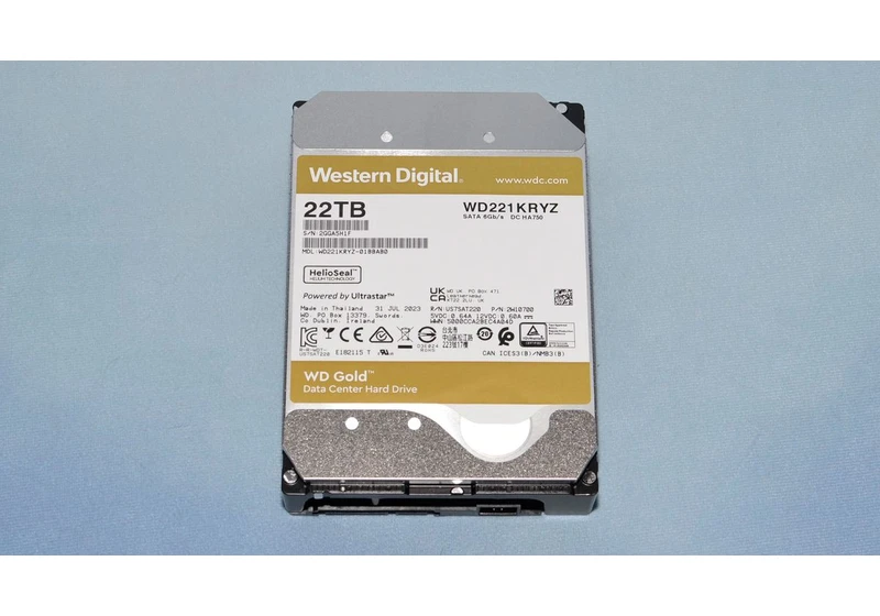  WD Gold 22TB HDD Review: The Gold Standard? 