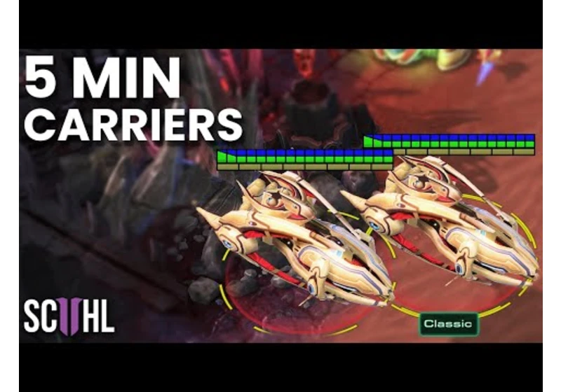 Classic's 5 MINUTE CARRIERS - Starcraft 2: Serral vs. Classic