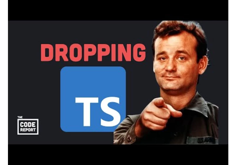 Big projects are ditching TypeScript… wtf?