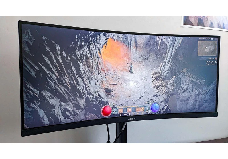 HP OMEN 34c review: A curved ultrawide monitor that mostly shines in games at 165Hz with a 1ms response